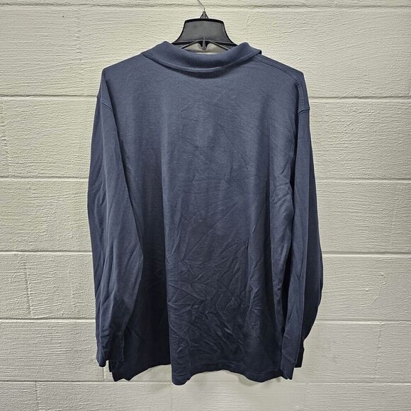LL Bean Men's XXL Tall Long Sleeve Polo Henley Shirt XXLT - Picture 2 of 5